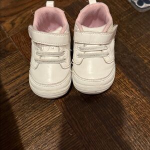 3 x 20 White and Pink Baby Sneakers